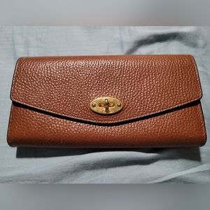 Mulberry Darley Wallet in Oak